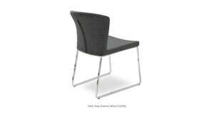 Capri Sled Dark Grey Camira