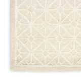 Nourison Nicole Curtis Series 2 SR201 Modern & Contemporary Handmade Hand Tufted Indoor only Area Rug Ivory 8'6" x 11'6" 99446879622