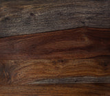 Porter Designs Manzanita Live Edge Solid Acacia Wood Natural Dining Table Gray 07-196-01-7030V-KIT