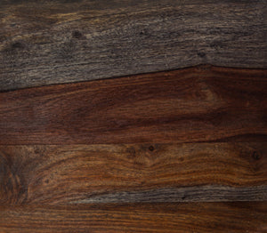 Porter Designs Manzanita Live Edge Solid Acacia Wood Natural Dining Bench Gray 07-196-13-BN58MX-KIT