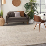 Nourison Tranquil TRA13 Vintage Machine Made Power-loomed Indoor Area Rug Beige/Grey 8'10" x 11'10" 99446816498