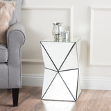 Aami Mirrored  Side Table Noble House