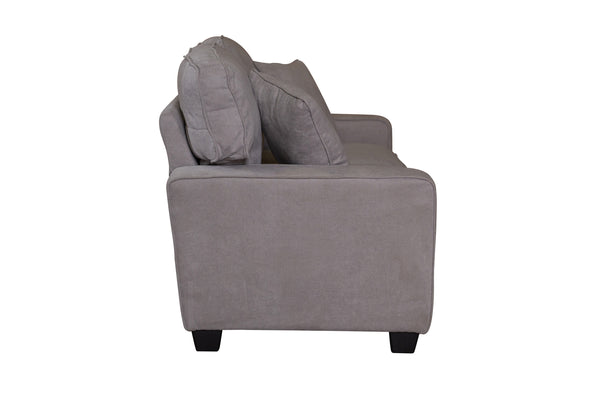 Porter Designs Harper Microfiber Modern Loveseat Gray 01-201-02-4245