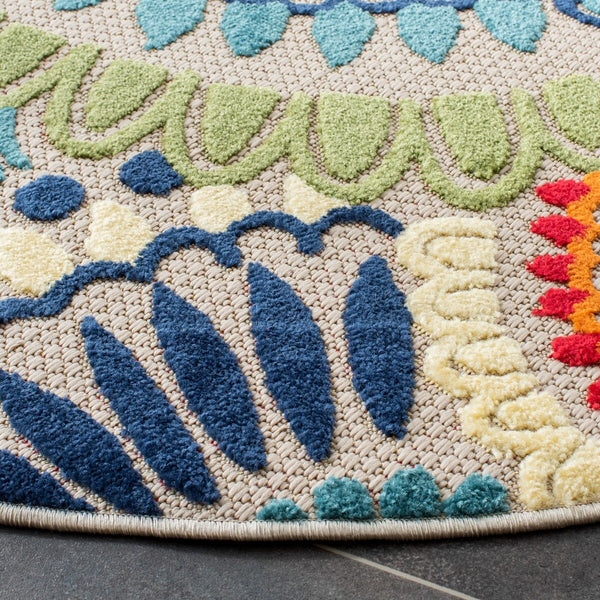 Safavieh Cabana 382 Power Loomed 100% Polypropylene Indoor/Outdoor Rug CBN382M-9