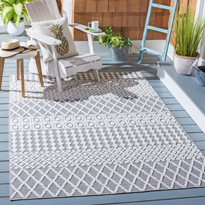 Safavieh Cabana 652 Polypropylene Pile Power Loomed Rug CBN652A-8SQ