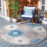 Safavieh Cabana 676 Power Loomed Polypropylene Country & Floral Rug CBN676B-9