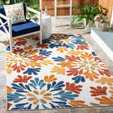 Safavieh Cabana 800 Flat Weave Polypropylene Floral - Indoor/Outdoor Rug CBN800A-9