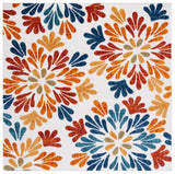 Safavieh Cabana 800 Flat Weave Polypropylene Floral - Indoor/Outdoor Rug CBN800A-9