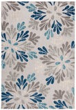 Safavieh Cabana 800 Flat Weave Polypropylene Floral - Indoor/Outdoor Rug CBN800F-8SQ