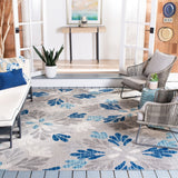 Safavieh Cabana 800 Flat Weave Polypropylene Floral - Indoor/Outdoor Rug CBN800F-8SQ