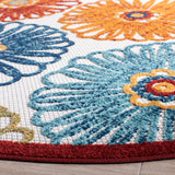 Safavieh Cabana 801 Flat Weave Polypropylene Floral - Indoor/Outdoor Rug CBN801A-8SQ