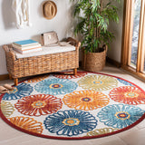 Safavieh Cabana 801 Flat Weave Polypropylene Floral - Indoor/Outdoor Rug CBN801A-8SQ