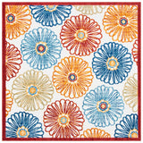 Safavieh Cabana 801 Flat Weave Polypropylene Floral - Indoor/Outdoor Rug CBN801A-8SQ