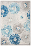 Safavieh Cabana 801 Flat Weave Polypropylene Floral - Indoor/Outdoor Rug CBN801F-8SQ