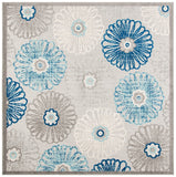 Safavieh Cabana 801 Flat Weave Polypropylene Floral - Indoor/Outdoor Rug CBN801F-8SQ