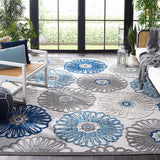 Safavieh Cabana 801 Flat Weave Polypropylene Floral - Indoor/Outdoor Rug CBN801F-8SQ