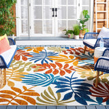 Safavieh Cabana 814 Flat Weave Polypropylene Floral - Indoor/Outdoor Rug CBN814A-8SQ