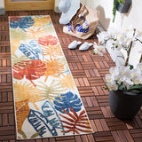 Safavieh Cabana 831 Flat Weave Polypropylene Floral - Indoor/Outdoor Rug CBN831A-8SQ