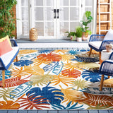 Safavieh Cabana 831 Flat Weave Polypropylene Floral - Indoor/Outdoor Rug CBN831A-8SQ