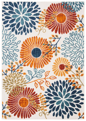 Safavieh Cabana 832 Flat Weave Polypropylene Floral - Indoor/Outdoor Rug CBN832A-8SQ