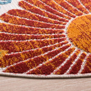 Safavieh Cabana 832 Flat Weave Polypropylene Floral - Indoor/Outdoor Rug CBN832A-8SQ