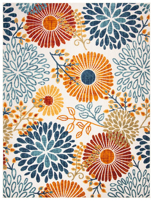 Safavieh Cabana 832 Flat Weave Polypropylene Floral - Indoor/Outdoor Rug CBN832A-8SQ