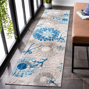 Safavieh Cabana 832 Flat Weave Polypropylene Floral - Indoor/Outdoor Rug CBN832F-8SQ