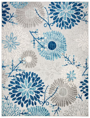 Safavieh Cabana 832 Flat Weave Polypropylene Floral - Indoor/Outdoor Rug CBN832F-8SQ