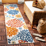 Safavieh Cabana 833 Flat Weave Polypropylene Floral - Indoor/Outdoor Rug CBN833A-8SQ