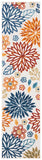 Safavieh Cabana 833 Flat Weave Polypropylene Floral - Indoor/Outdoor Rug CBN833A-8SQ