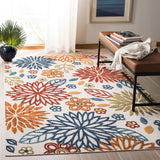 Safavieh Cabana 833 Flat Weave Polypropylene Floral - Indoor/Outdoor Rug CBN833A-8SQ