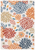 Cabana 833 Flat Weave Polypropylene Floral - Indoor/Outdoor Rug