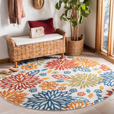 Safavieh Cabana 833 Flat Weave Polypropylene Floral - Indoor/Outdoor Rug CBN833A-8SQ