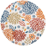 Safavieh Cabana 833 Flat Weave Polypropylene Floral - Indoor/Outdoor Rug CBN833A-8SQ