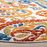 Safavieh Cabana 887 Flat Weave Polypropylene Floral - Indoor/Outdoor Rug CBN887A-8SQ