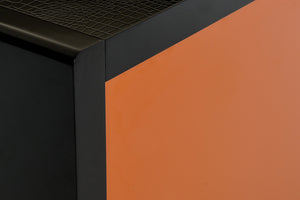 VIG Furniture A&X Talin Modern Black Crocodile & Rosegold Buffet VGUN106-180-CROC