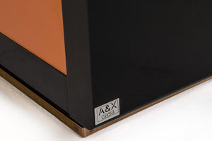 VIG Furniture A&X Talin Modern Black Crocodile & Rosegold Buffet VGUN106-180-CROC