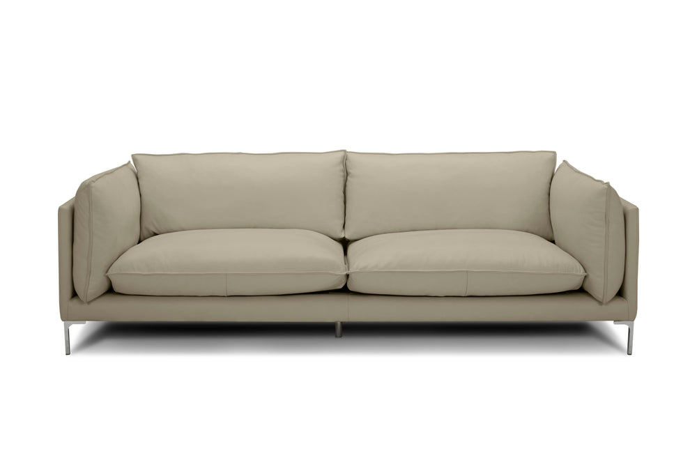 VIG Furniture Divani Casa Harvest - Modern Taupe Full Leather Sofa VGKKKF2627-TP-S