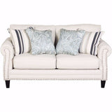 Fusion 2531-01 Transitional Loveseat 2531-01 Sweater Bone Loveseat