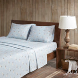 Woolrich Flannel Lodge/Cabin 100% Cotton Flannel Printed Sheet Set WR20-2048