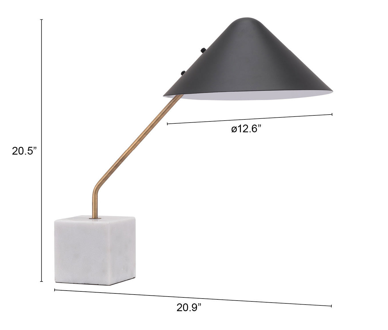 Zuo Modern Pike Table Lamp - Thumbnail 3