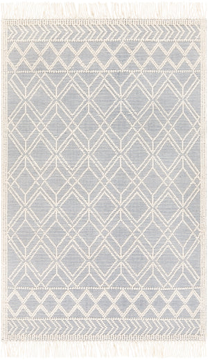 Casa DeCampo CDC-2300 Cottage NZ Wool Rug CDC2300-81012 Ivory, Denim 100% NZ Wool 8'10" x 12'