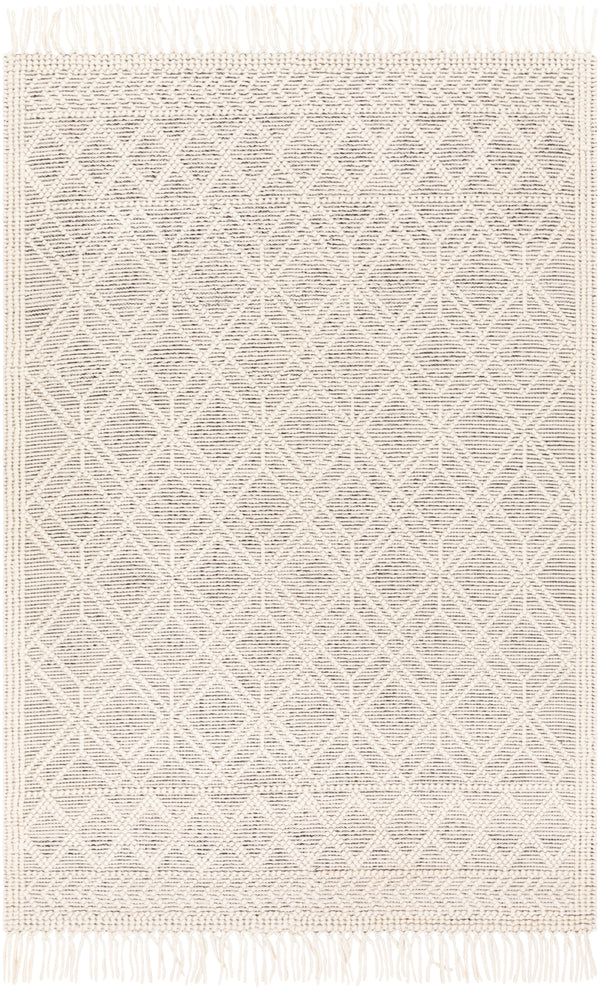 Casa DeCampo CDC-2301 Cottage NZ Wool Rug CDC2301-81012 Ivory, Black 100% NZ Wool 8'10" x 12'