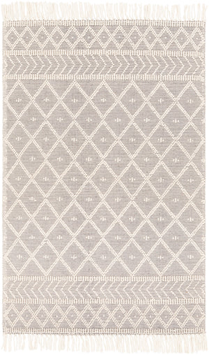 Casa DeCampo CDC-2304 Cottage NZ Wool Rug CDC2304-81012 Ivory, Medium Gray 100% NZ Wool 8'10" x 12'