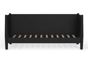 Alpine Furniture Flynn Mid Century Modern Twin Size Day Bed, Black 966BLK-09T Black Mahogany Solids & Veneer 44 x 82 x 35