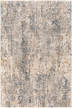 Cardiff CDF-2302 Modern Polyester Rug CDF2302-710RD Light Gray, Charcoal, Beige, Camel, Wheat, Bright Blue, Dark Blue 100% Polyester 7'10" Round