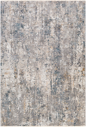 Cardiff CDF-2302 Modern Polyester Rug CDF2302-9122 Light Gray, Charcoal, Beige, Camel, Wheat, Bright Blue, Dark Blue 100% Polyester 9' x 12'2"