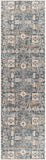 Cardiff CDF-2309 Traditional Polyester Rug CDF2309-2710 Teal, Medium Gray, Ivory, Camel, Charcoal 100% Polyester 2'7" x 10'