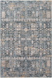 Cardiff CDF-2309 Traditional Polyester Rug CDF2309-9122 Teal, Medium Gray, Ivory, Camel, Charcoal 100% Polyester 9' x 12'2"