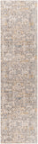 Cardiff CDF-2310 Traditional Polyester Rug CDF2310-2710 Charcoal, Ivory, Medium Gray, Camel, Teal 100% Polyester 2'7" x 10'